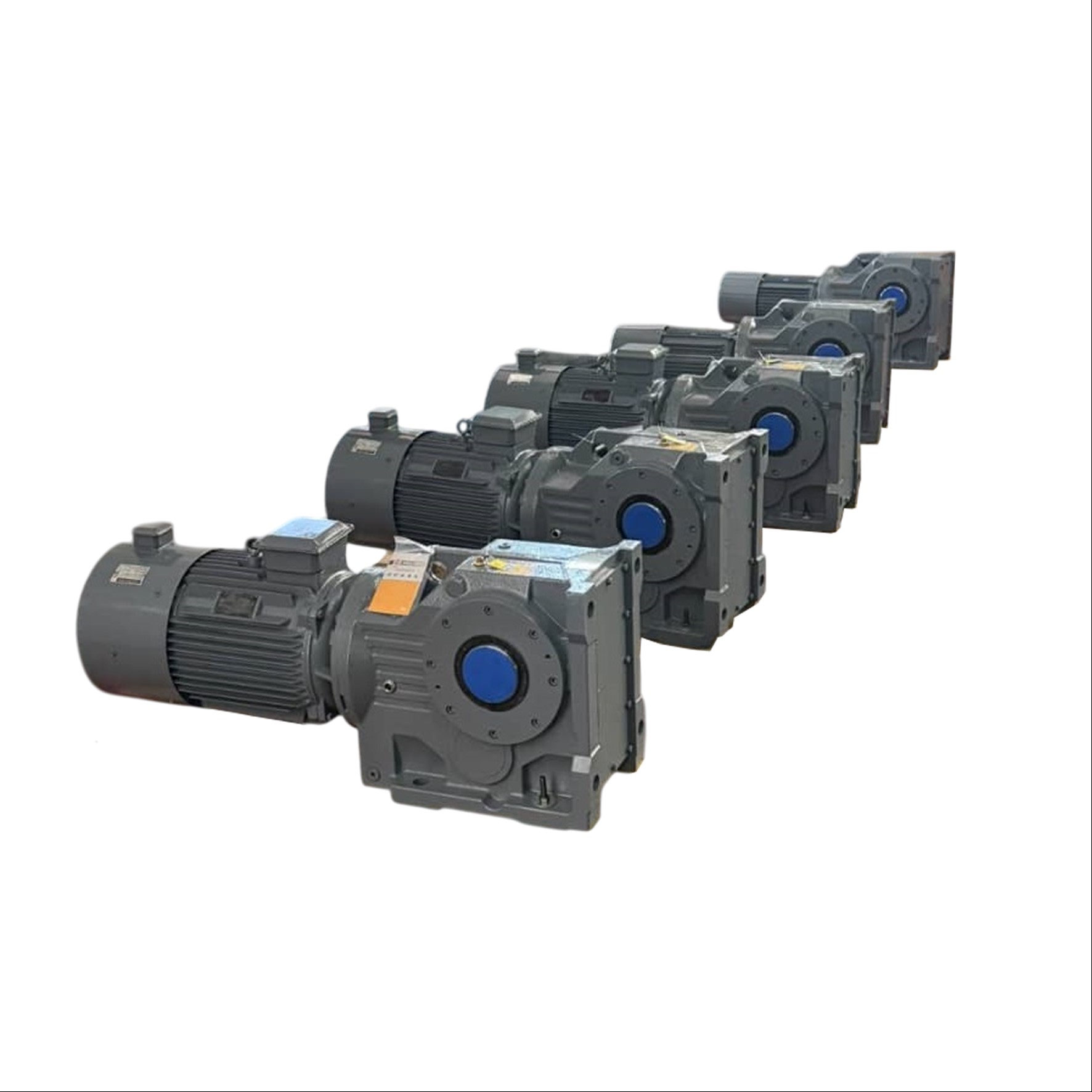 Parallel Shaft Inline Geared Motor- R-Series, 1HP Rating, 1:40 Gear Ratio