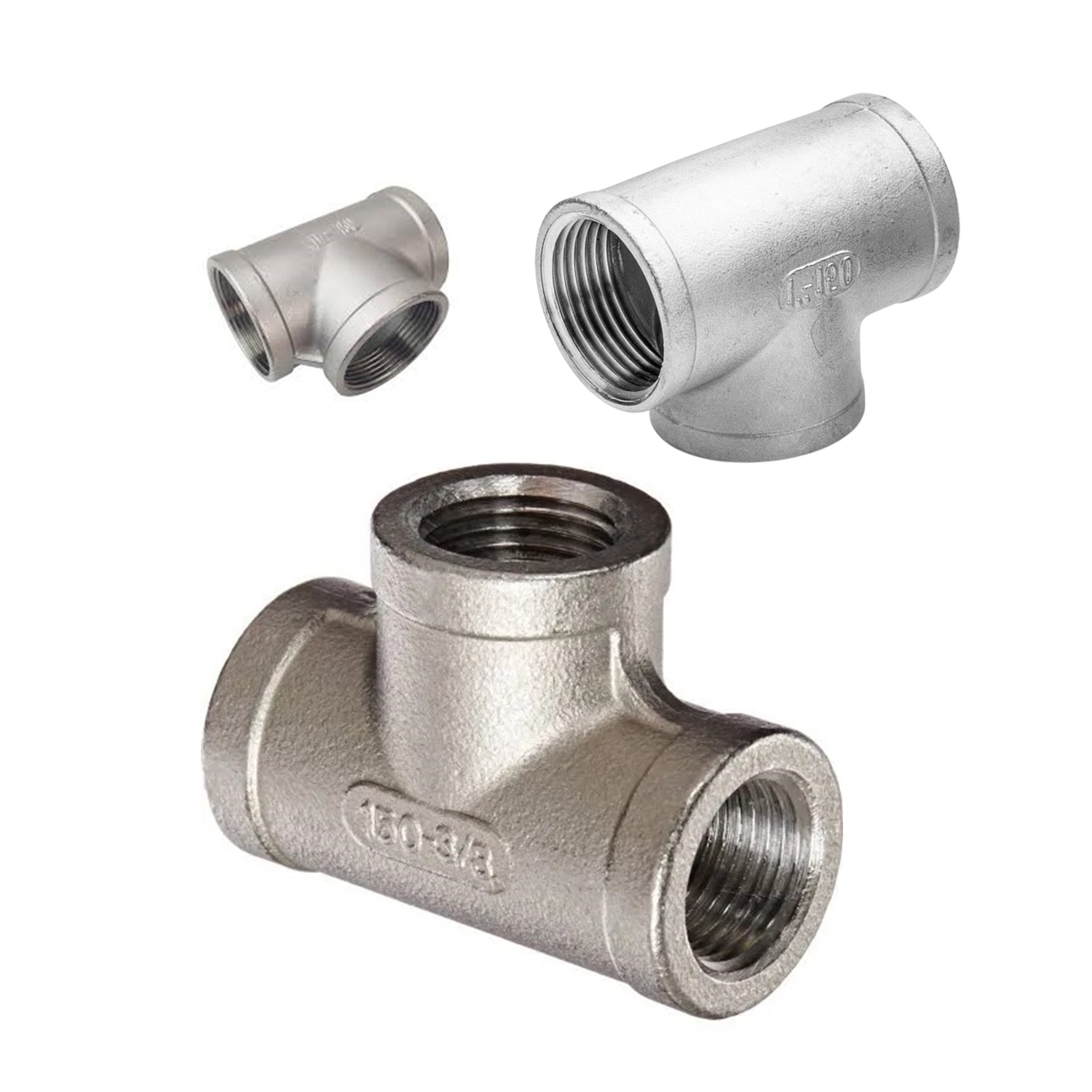 Stainless Steel Threaded Tees
